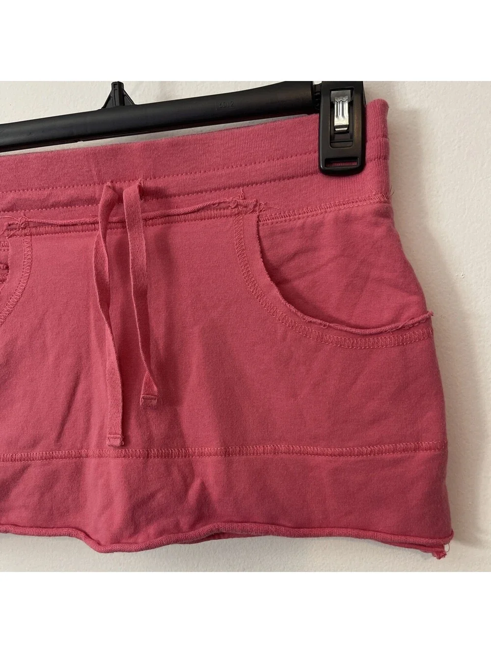 Ralph Lauren Girls Medium Pink Cotton-Blend Pull-On Cutoff Stretchy Skort! A5735